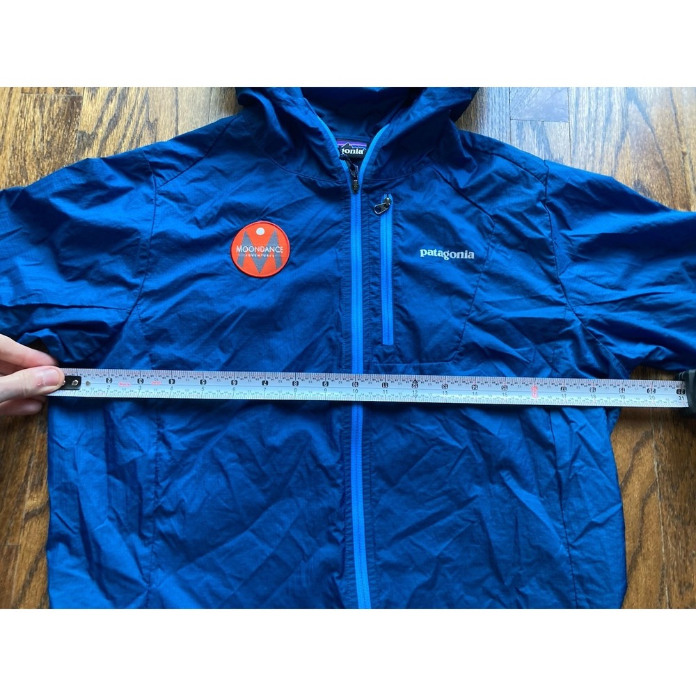 Patagonia Houdini Rain Jacket Womens Medium Windbreaker Blue Ultralight Hiking - Picture 5 of 11